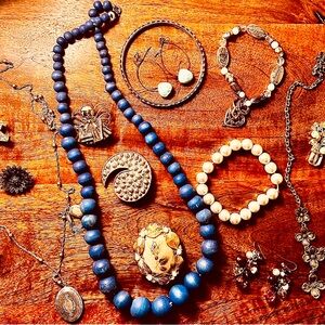 Stunning Vintage & Modern Jewelry Lot - 15 Wearable Pieces!
